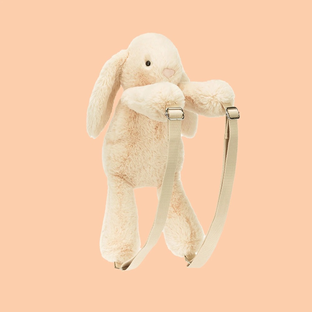 Jellycat Smudge Rabbit Backpack - Picture 1 of 3